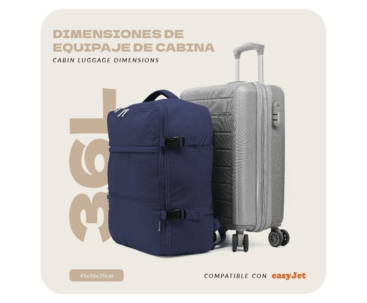 Mochila Voyan NAP Verde | Apta Cabina EasyJet
