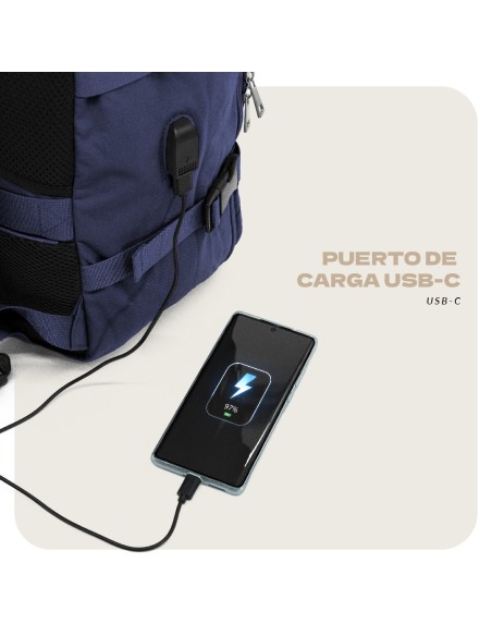 Mochila Voyan NAP Azul | Gran Capacidad y Resistencia