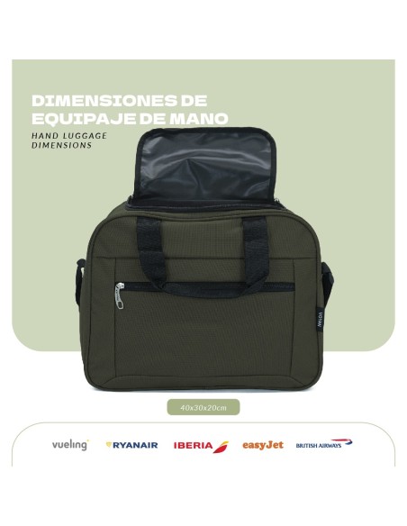 Bolso de Viaje Voyan SYR Gris | Apta Cabina Vueling