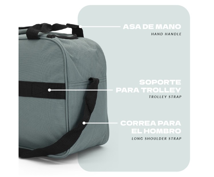 Bolso de Viaje Voyan ALB Gris | Apta Cabina Vueling