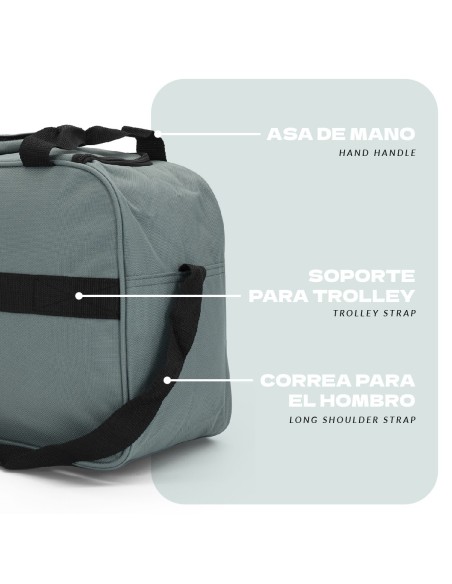Bolso de Viaje Voyan ALB Gris | Apta Cabina Vueling