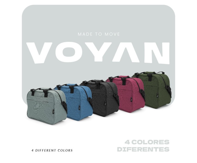 Bolso de Viaje Voyan MIR Negra | Apta Cabina Ryanair