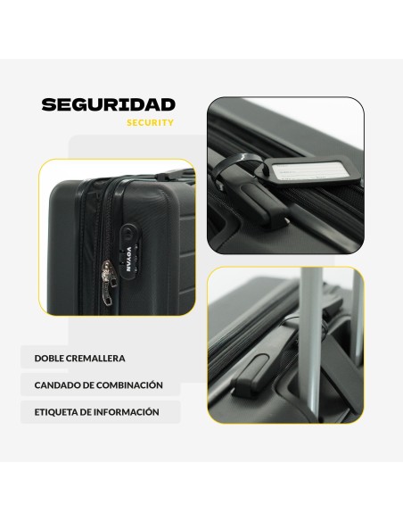 Maleta de Cabina Voyan SDR Verde | Ligera y Expandible +5 cm