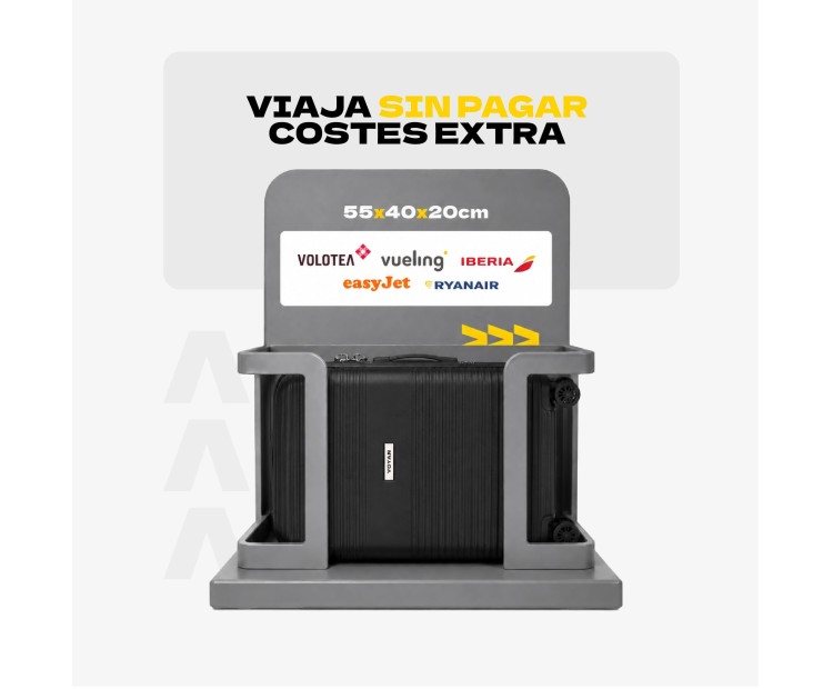 Maleta de Cabina Voyan BIO Azul | Ligera y Resistente