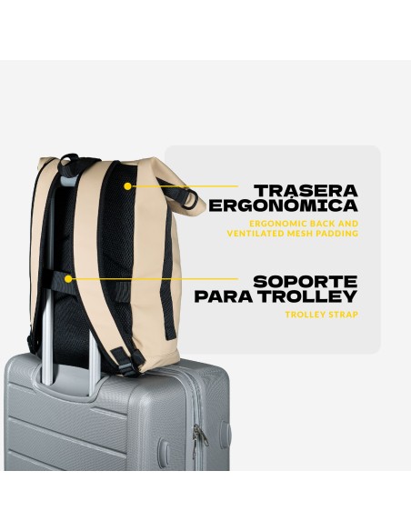 Mochila Voyan TRN Azul | Apta Cabina, Ligera y Compacta