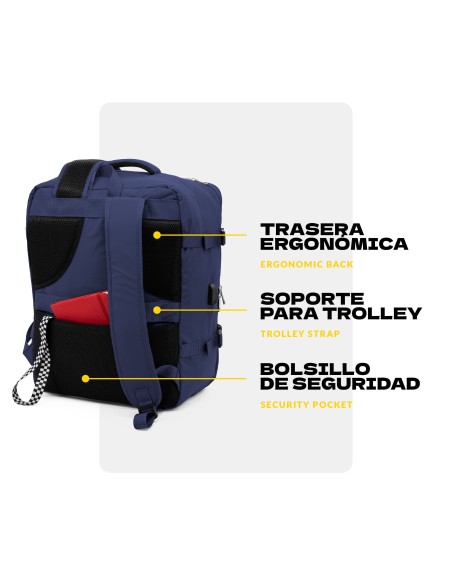 Mochila Voyan NAP Azul | Apta Cabina EasyJet