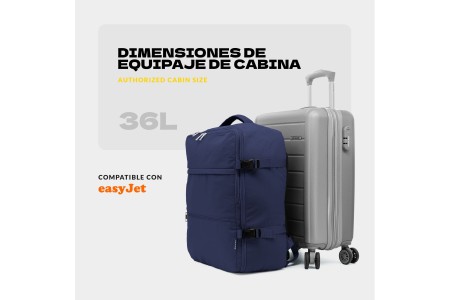 Mochila Voyan NAP Beige | Apta Cabina EasyJet 2
