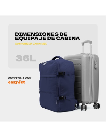 Mochila Voyan NAP Beige | Apta Cabina EasyJet