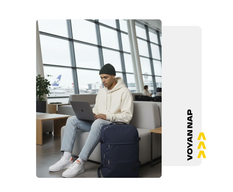 Mochila Voyan NAP Azul | Apta Cabina EasyJet