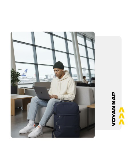 Mochila Voyan NAP Beige | Apta Cabina EasyJet