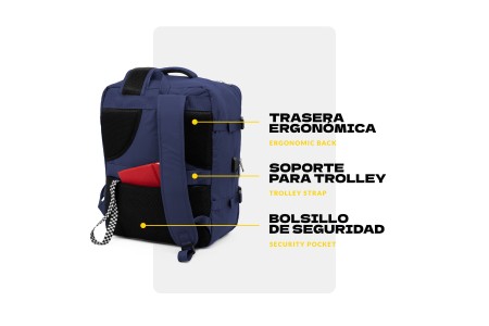 Mochila Voyan NAP Verde | Apta Cabina EasyJet 2