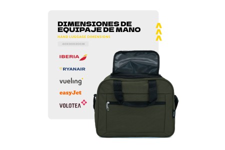 Bolso de Viaje Voyan SYR Gris | Apta Cabina Vueling 2