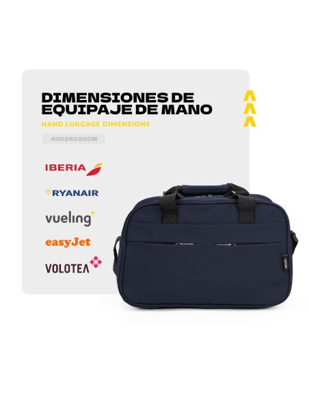 Bolso de Viaje Voyan FEZ Gris | Apta Cabina Ryanair