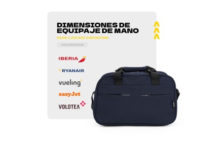 Bolso de Viaje Voyan FEZ Azul | Apta Cabina Ryanair 2