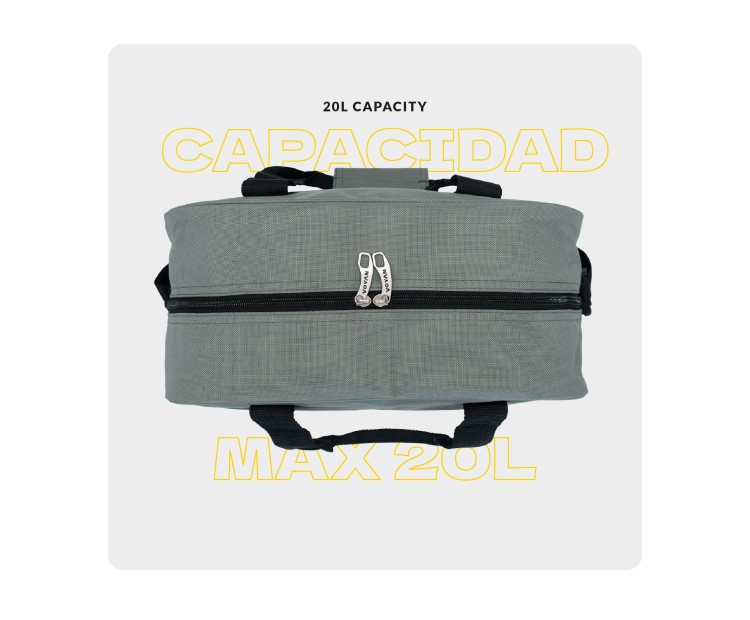 Bolso de Viaje Voyan MIR Gris | Apta Cabina Ryanair