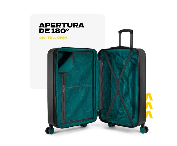 Maleta de Cabina Voyan LAX Verde | Ligera
