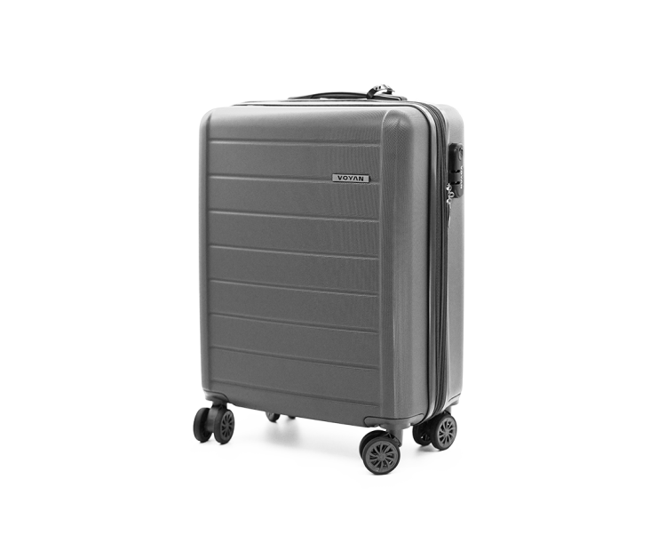 Maleta de Cabina Voyan SDR Gris | Ligera y Expandible +5 cm