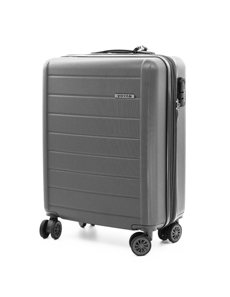 Maleta de Cabina Voyan SDR Gris | Ligera y Expandible +5 cm