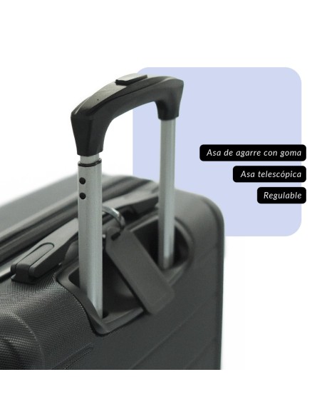 Maleta de Cabina Voyan SDR Gris | Ligera y Expandible +5 cm