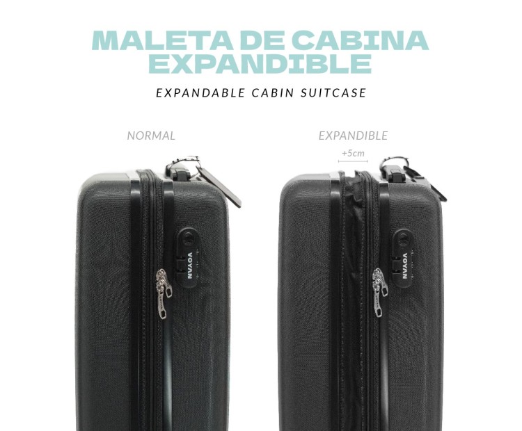 Maleta de Cabina Voyan SDR | Ligera, Resistente y Expandible