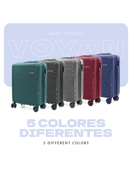 Maleta de Cabina Voyan SDR Azul | Ligera y Expandible +5 cm