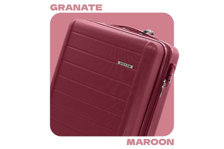 Maleta de Cabina Voyan SDR Granate | Ligera y Expandible +5 cm 2