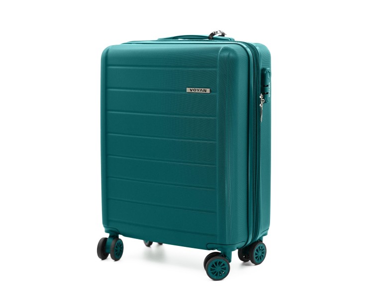 Maleta de Cabina Voyan SDR Verde | Ligera y Expandible +5 cm