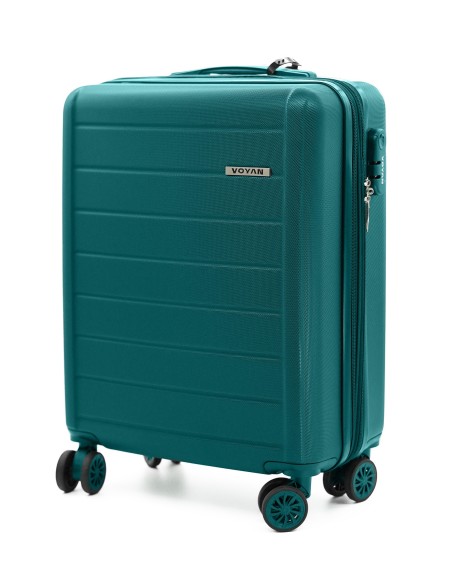 Maleta de Cabina Voyan SDR Verde | Ligera y Expandible +5 cm