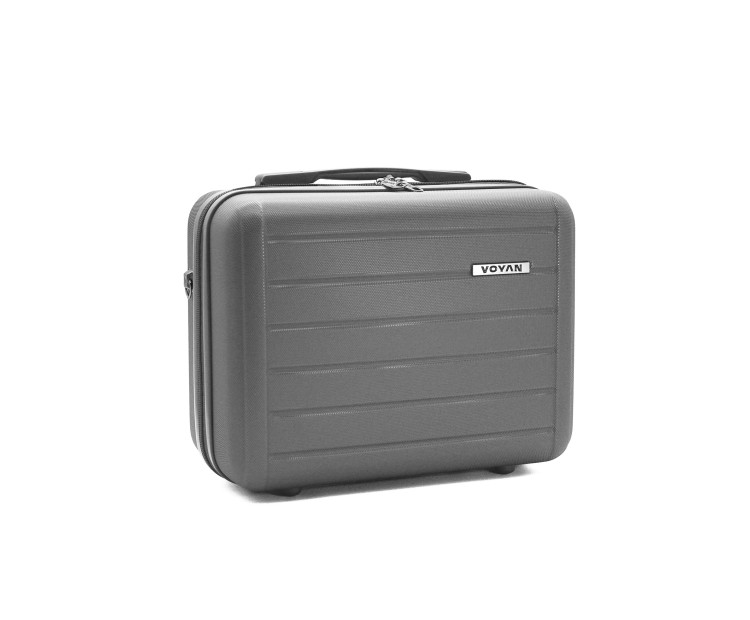 Juego de Maletas + Neceser Voyan SDR Gris | Ligeras y Expandibles