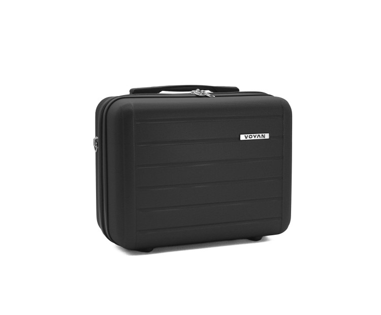 Juego de Maletas + Neceser Voyan SDR Negro | Ligeras y Expandibles