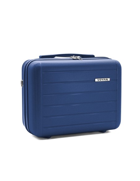 Juego de Maletas + Neceser Voyan SDR Azul | Ligeras y Expandibles