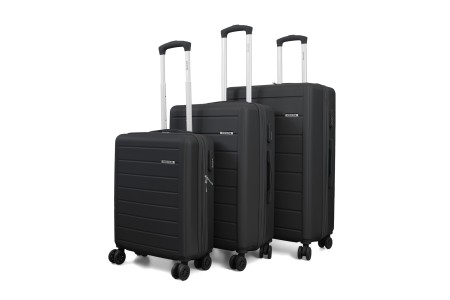 Juego de tres Maletas Voyan SDR Negro | Rígidas, Ligeras y Expandibles