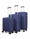 Juego de tres Maletas Voyan SDR Azul | Rígidas, Ligeras y Expandibles