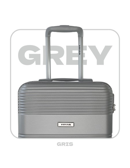 Maleta de Cabina Voyan BIO Gris | Ligera y Resistente