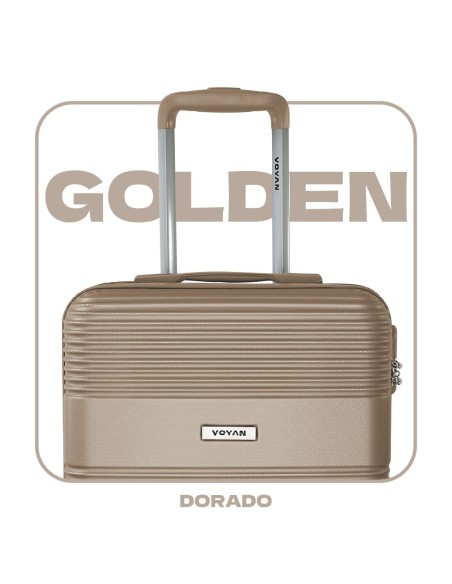 Maleta de Cabina Voyan BIO Oro | Ligera y Resistente
