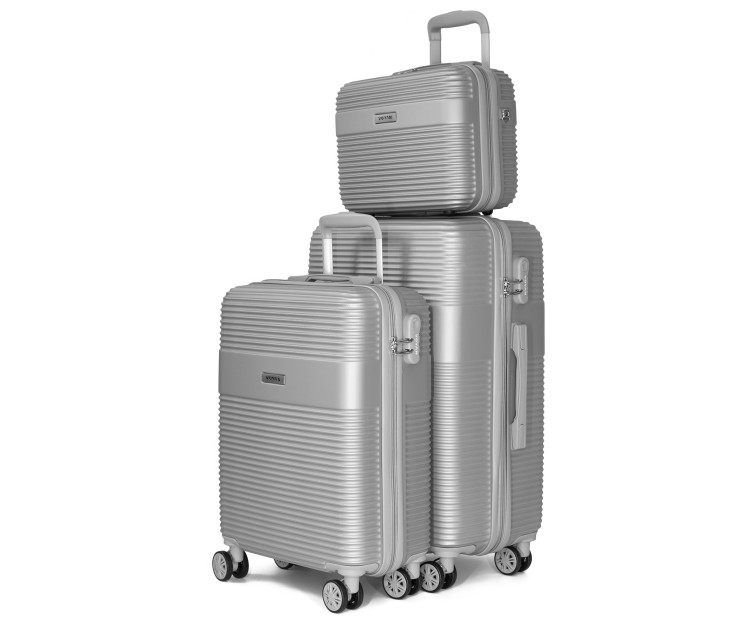 Juego de Maletas + Neceser Voyan BIO Oro | Ligeras y Rígidas