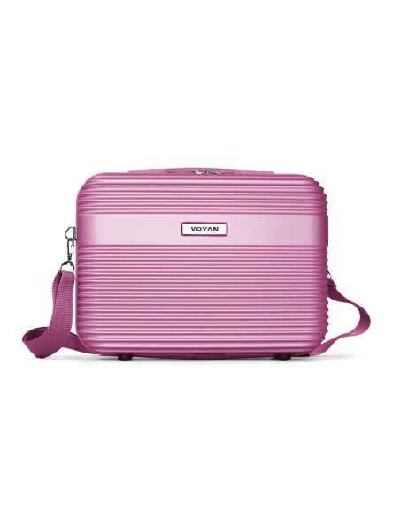 Juego de Maletas + Neceser Voyan BIO Rosa | Ligeras y Rígidas