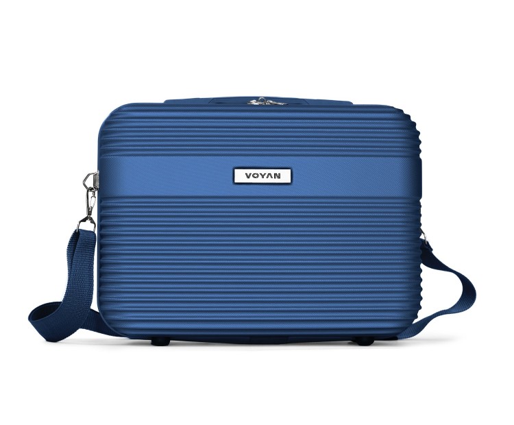 Juego de Maletas + Neceser Voyan BIO Azul | Ligeras y Rígidas