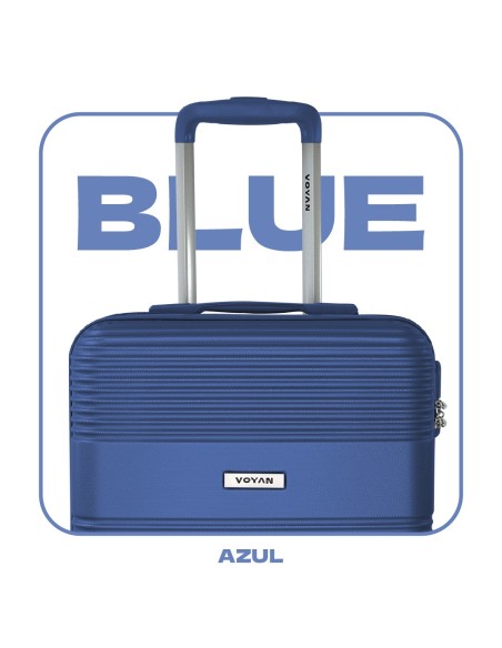 Juego de tres Maletas Voyan BIO Azul | Rígidas y Ligeras