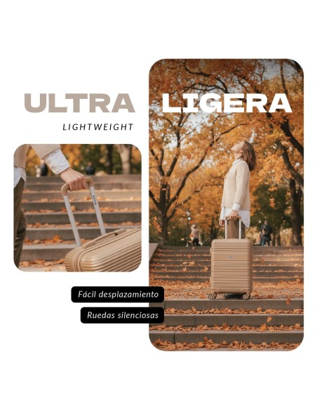 Juego de tres Maletas Voyan BIO Azul | Rígidas y Ligeras