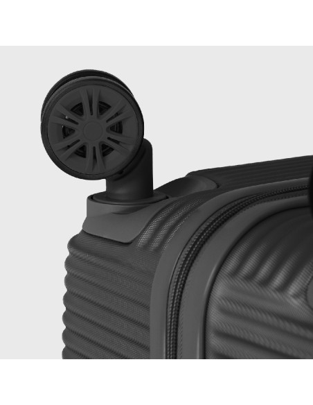 Juego de tres Maletas Voyan BIO Negro | Rígidas y Ligeras