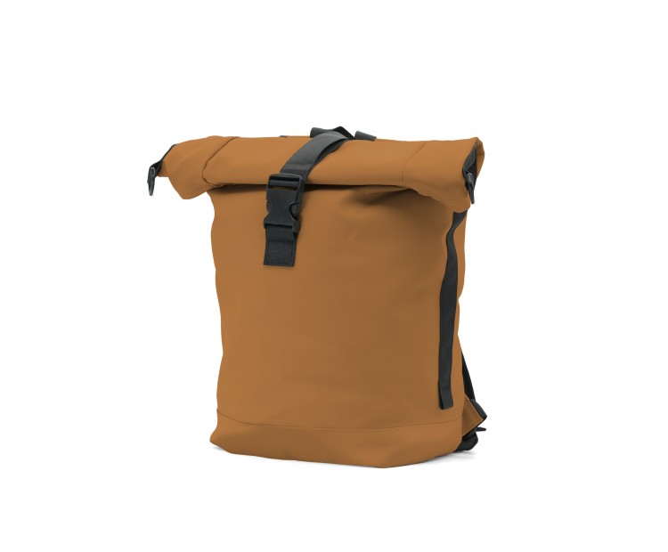 Mochila Voyan TUN Naranja | PVC Engomado y Enrollable