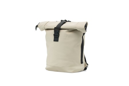 Mochila Voyan TUN Beige | PVC Engomado y Enrollable