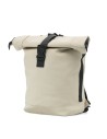 Mochila Voyan TUN Beige | PVC Engomado y Enrollable