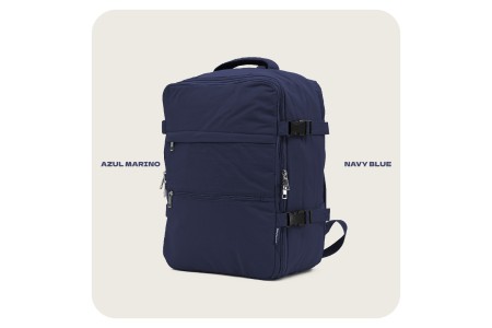 Mochila Voyan TRN Azul | Apta Cabina, Ligera y Compacta 2