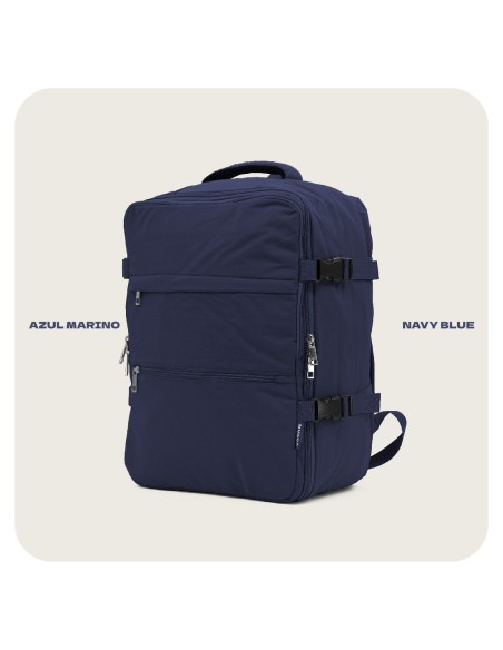 Mochila Voyan TRN Azul | Apta Cabina, Ligera y Compacta