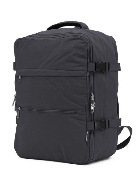 Mochila Voyan TRN Gris | Apta Cabina, Ligera y Compacta