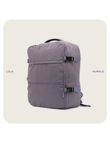 Mochila Voyan NAP Lila | Gran Capacidad y Resistencia