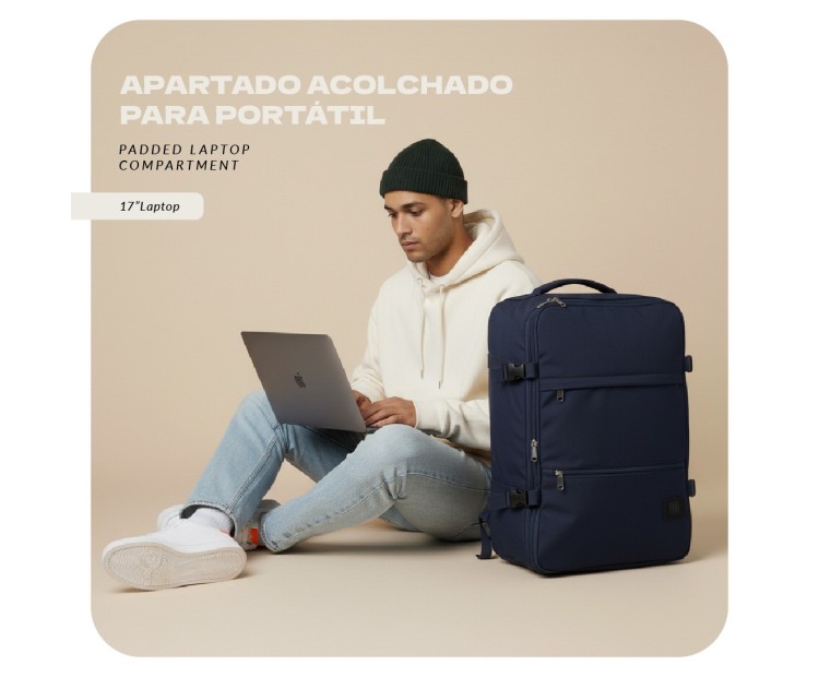 Mochila Voyan NAP Lila | Gran Capacidad y Resistencia