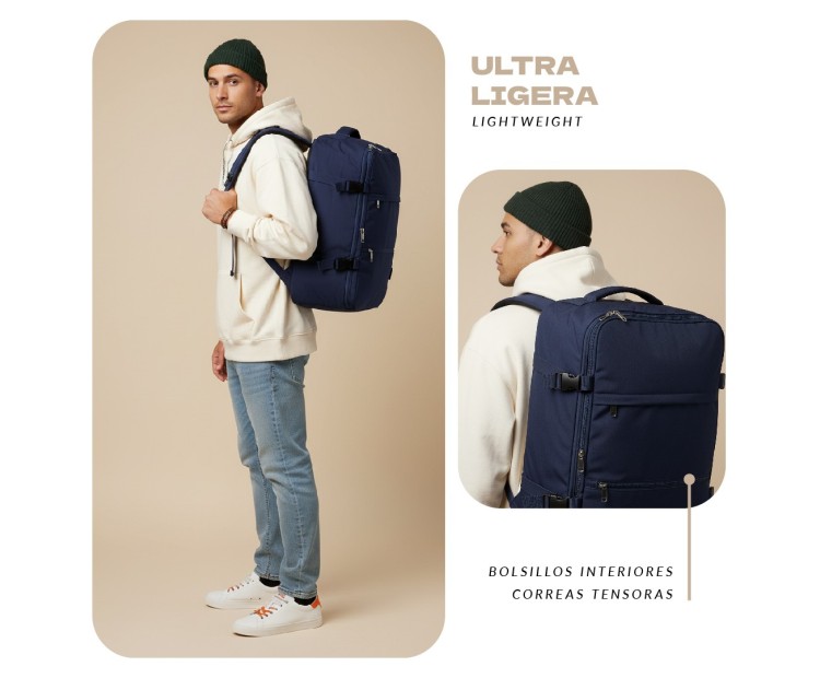 Mochila Voyan NAP Lila | Gran Capacidad y Resistencia